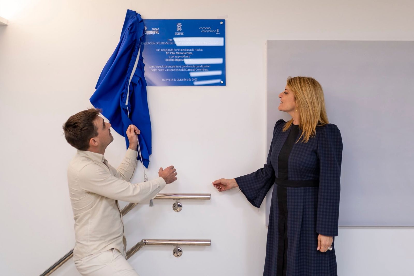 Inauguración de la nueva sede de la FOPAC en la calle Río Guadalete de la capital onubense.