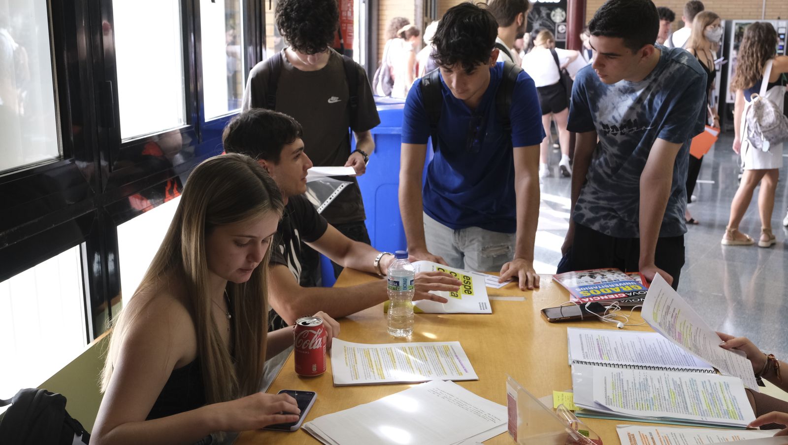 Imágenes de las pruebas de acceso de la PEvAU en la Universidad de Almería