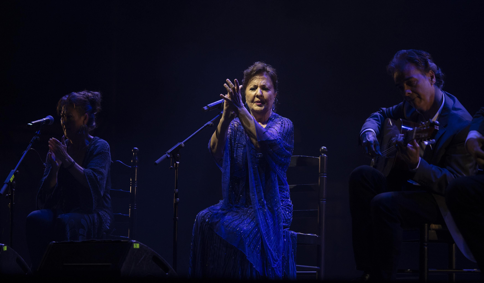 Famosos y artistas en la alfombra roja de la gala del flamenco en los 'Santalucía Universal Music Week'
