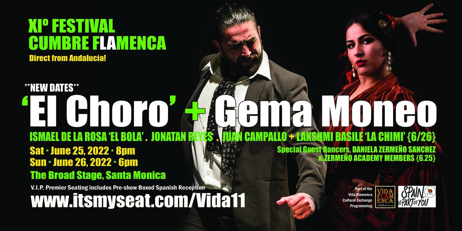 Gema Moneo y ‘El Choro’, protagonistas del XI Festival Cumbre Flamenca