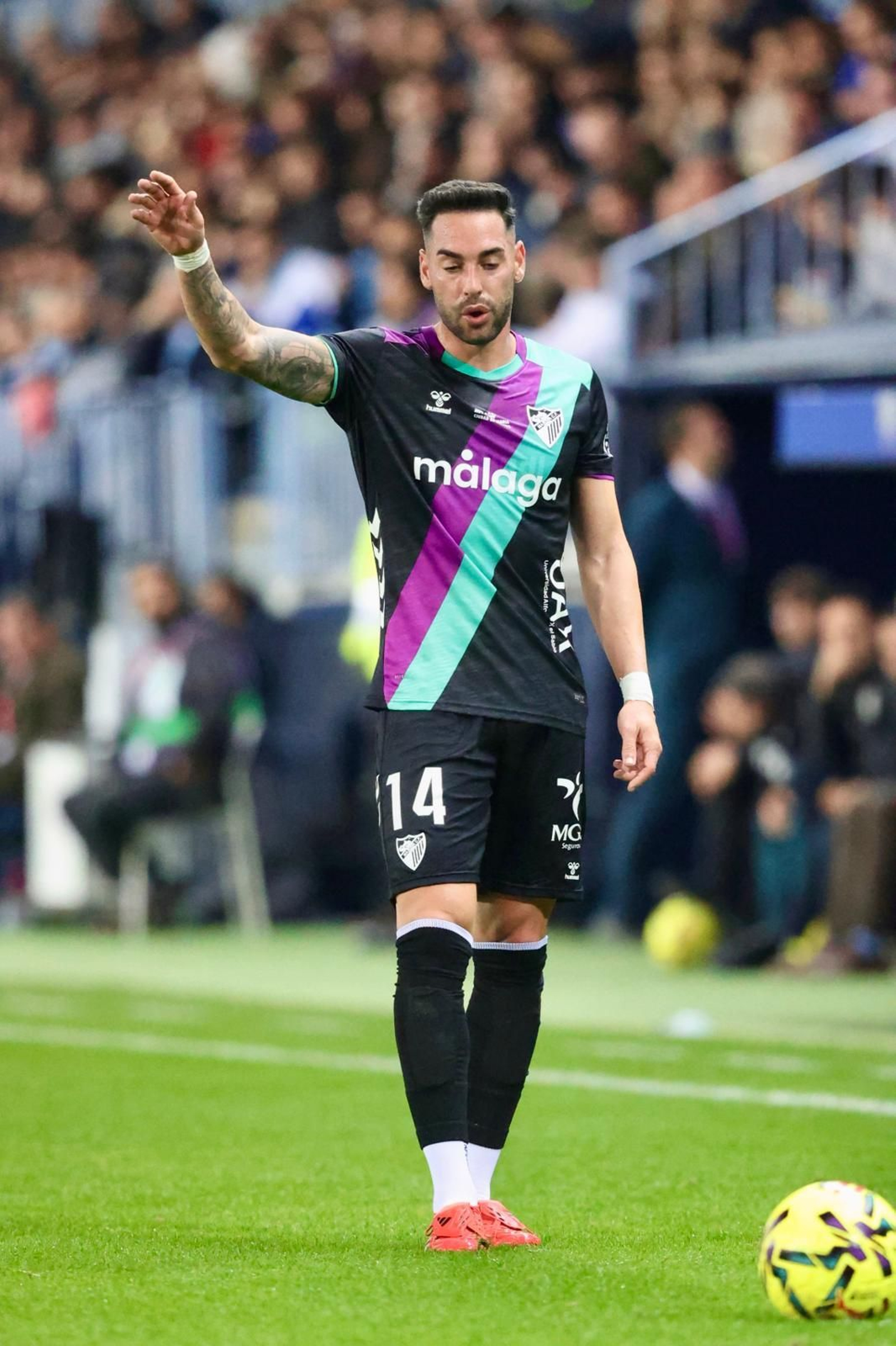 El Málaga CF-Real Zaragoza, en fotos