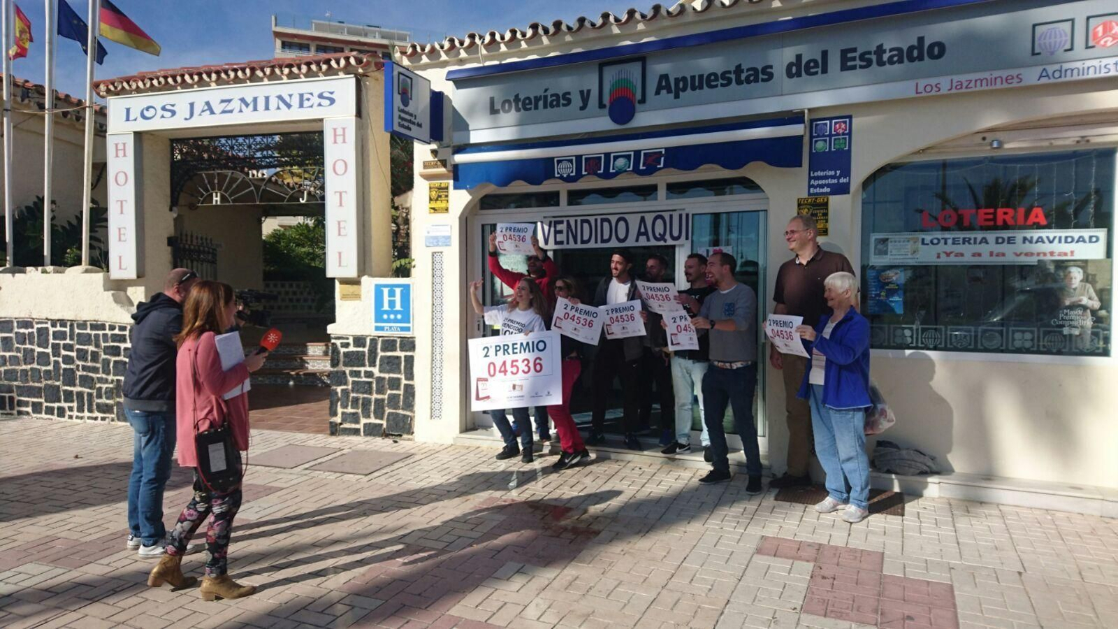 Los premiados en la Lotería de Navidad en Málaga