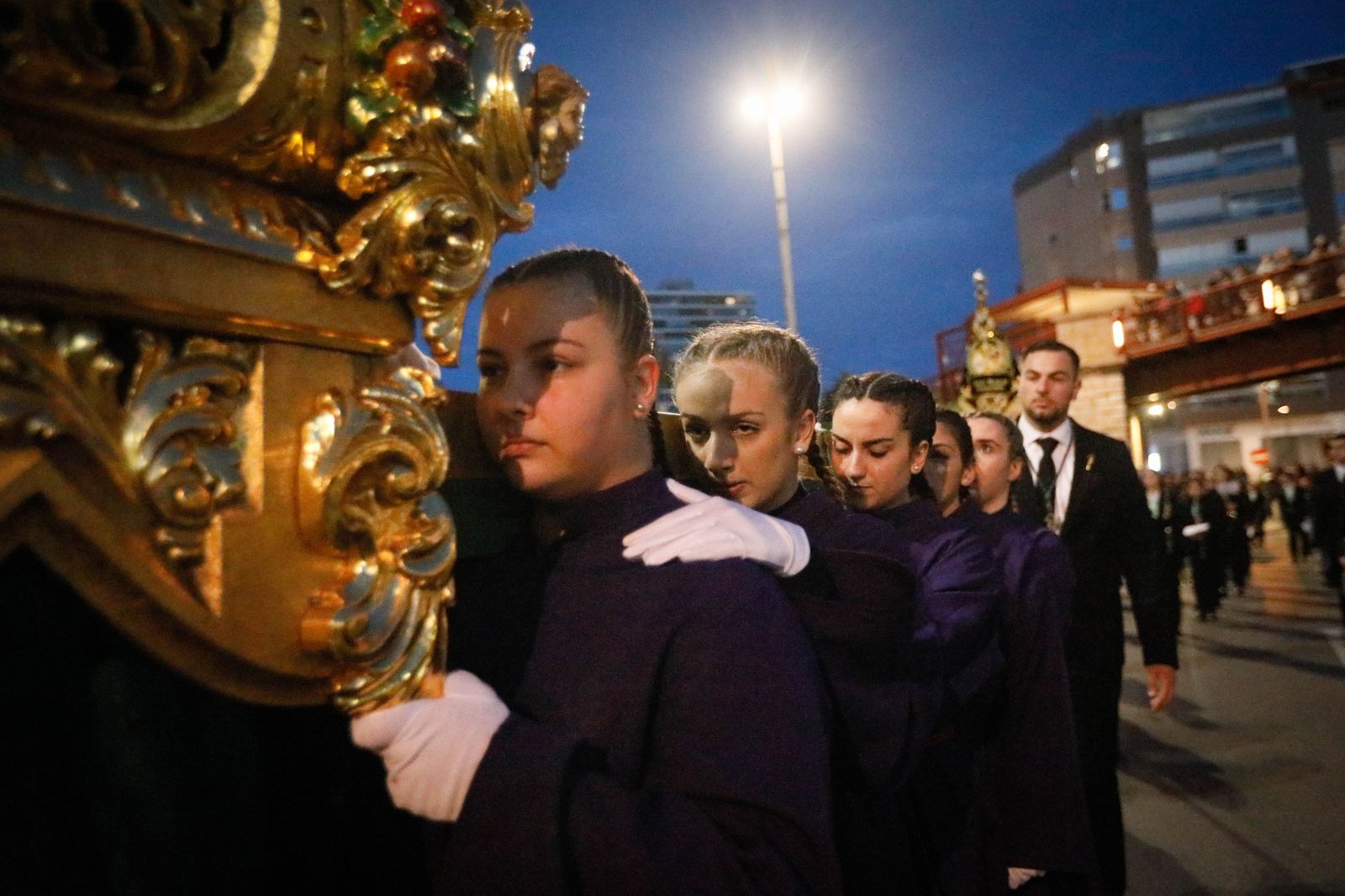 La procesión del Encuentro, en imágenes