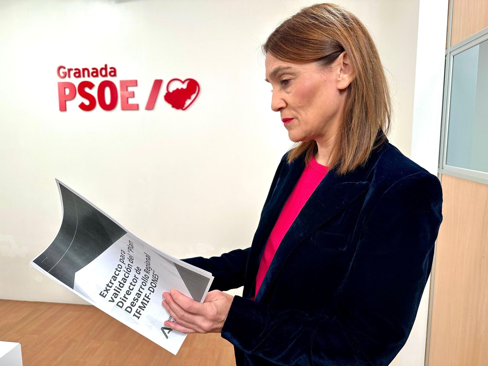 Imagen de la parlamentaria andaluza, Olga Manzano