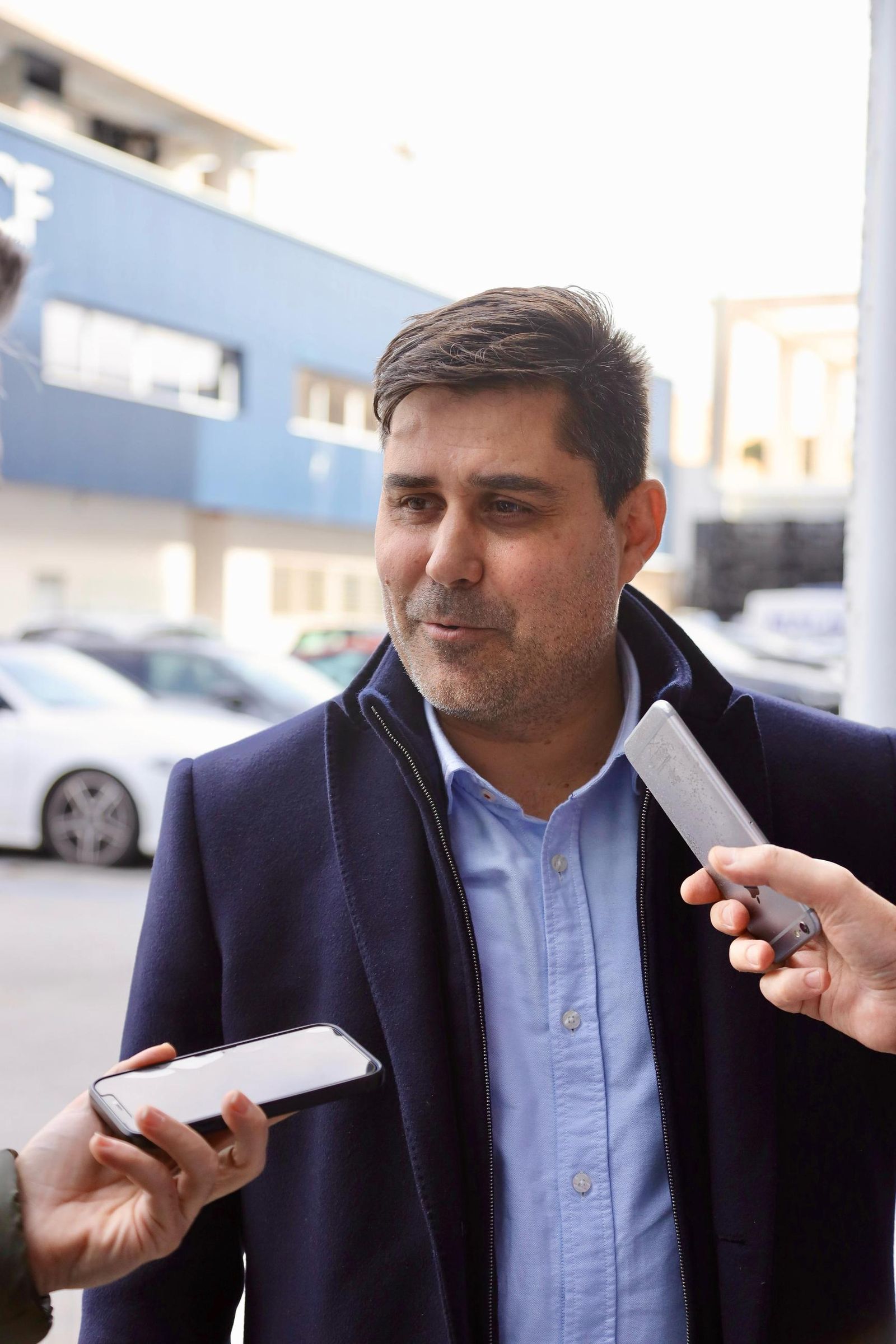 La visita de la AFE a La Rosaleda para reunirse con el Málaga CF, en fotos