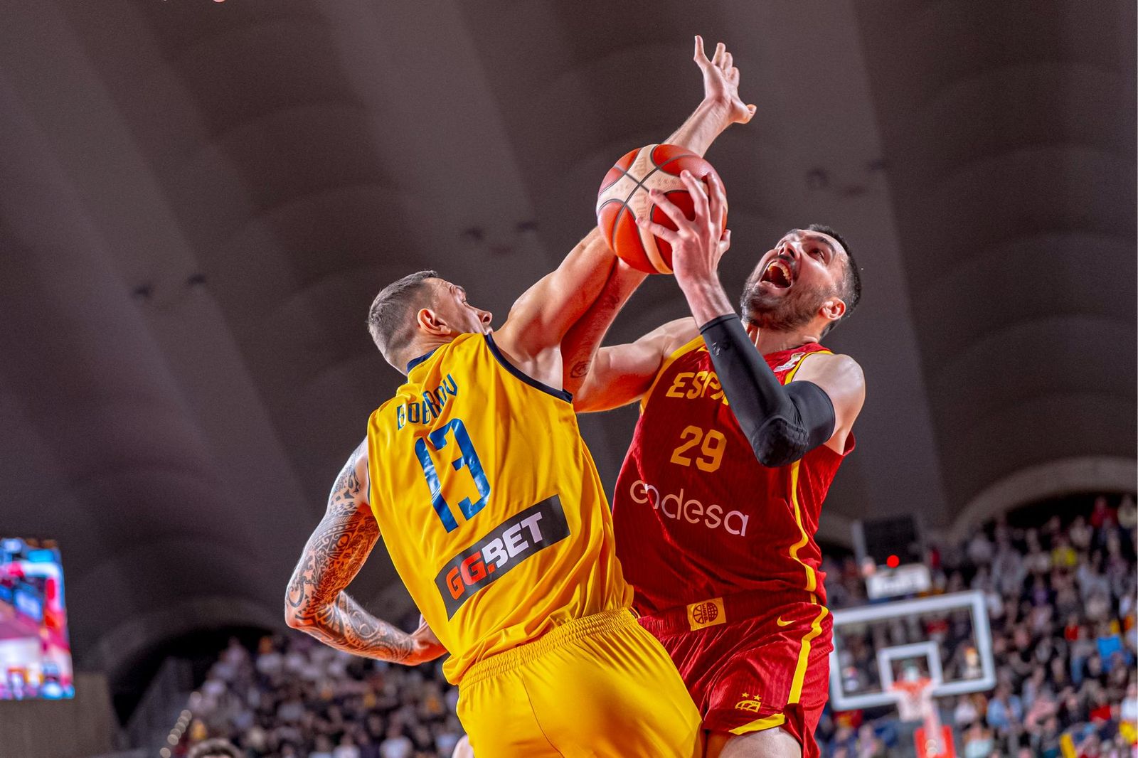 Las mejores fotos del España-Ucrania de baloncesto