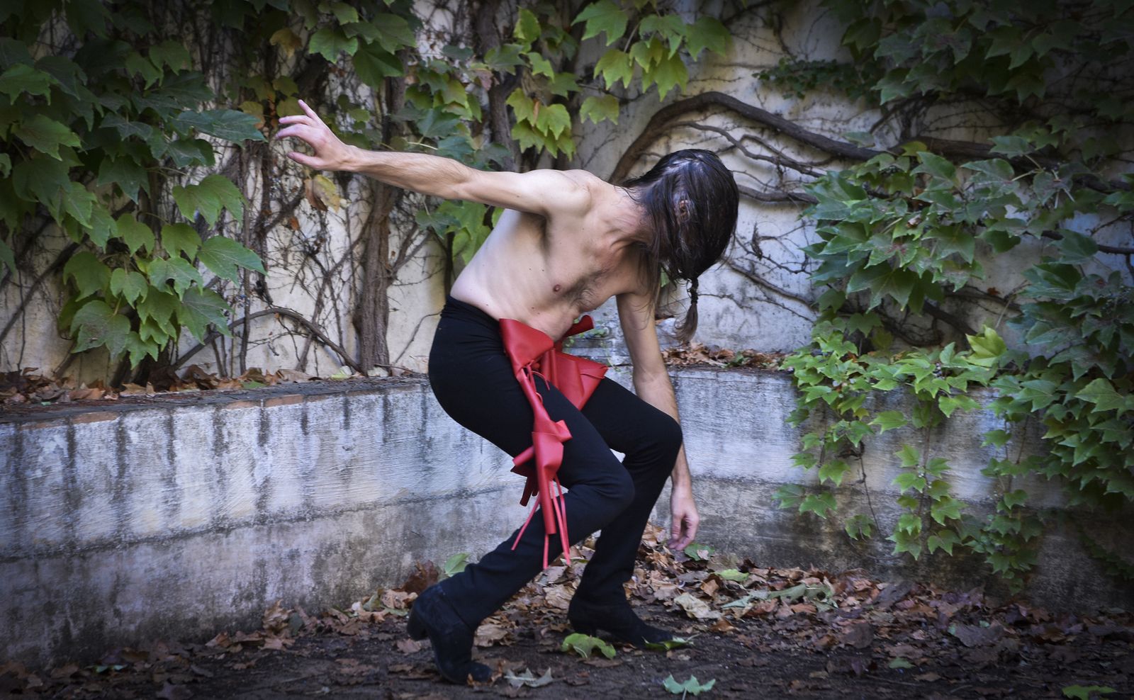 Pase gráfico del bailaor Andrés Marín