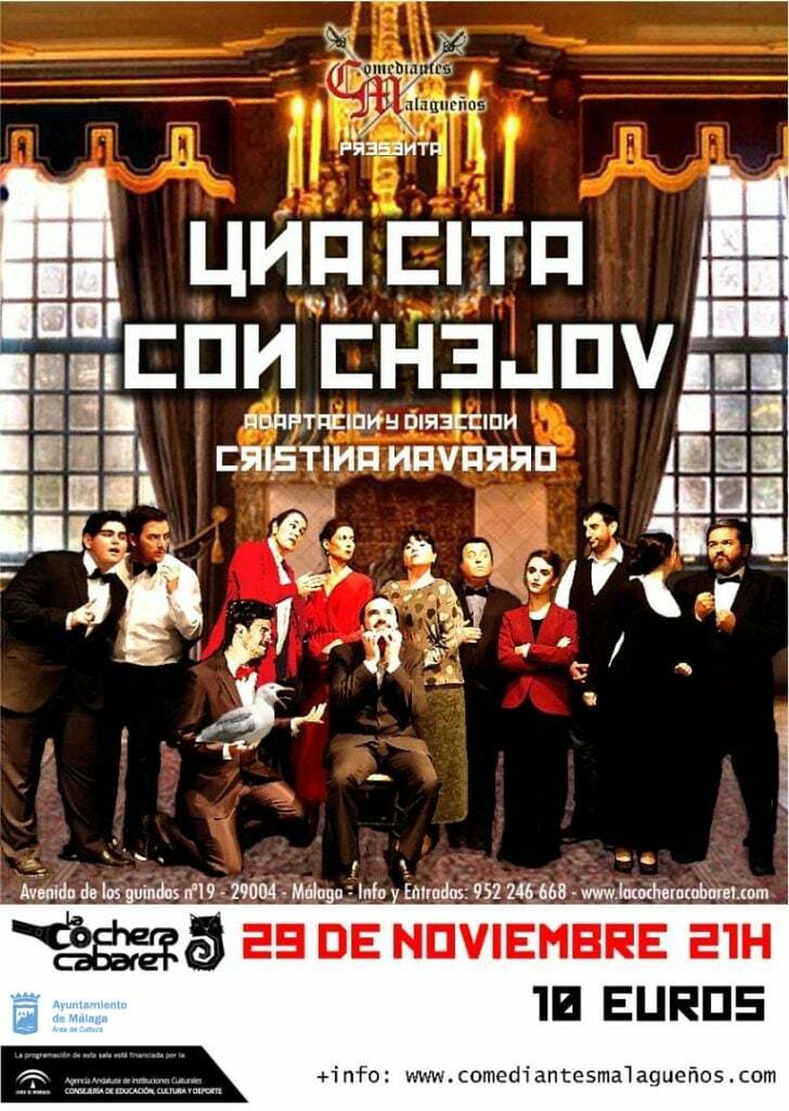 Carte de 'Una cita con Chejov'.