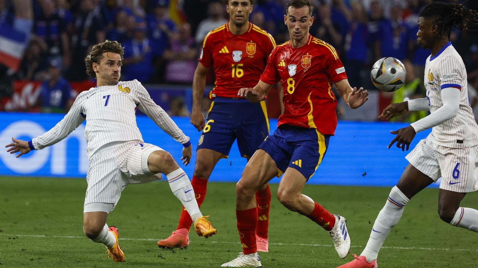 Las mejores imágenes del España - Francia