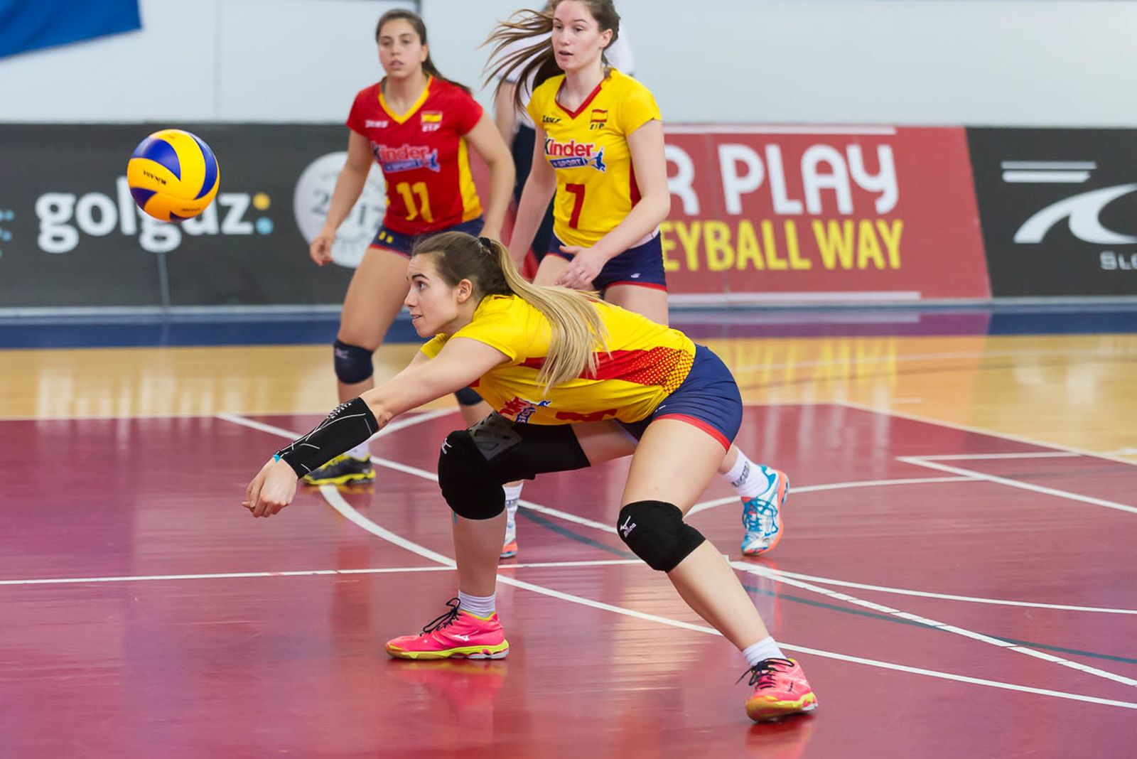 Antía Rodríguez, en la concentración de la selección española