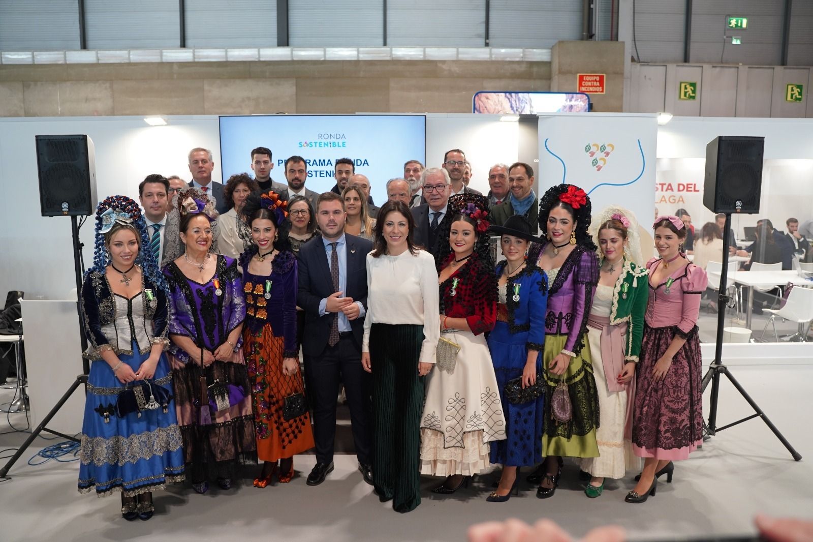 Representación rondeña en Fitur.