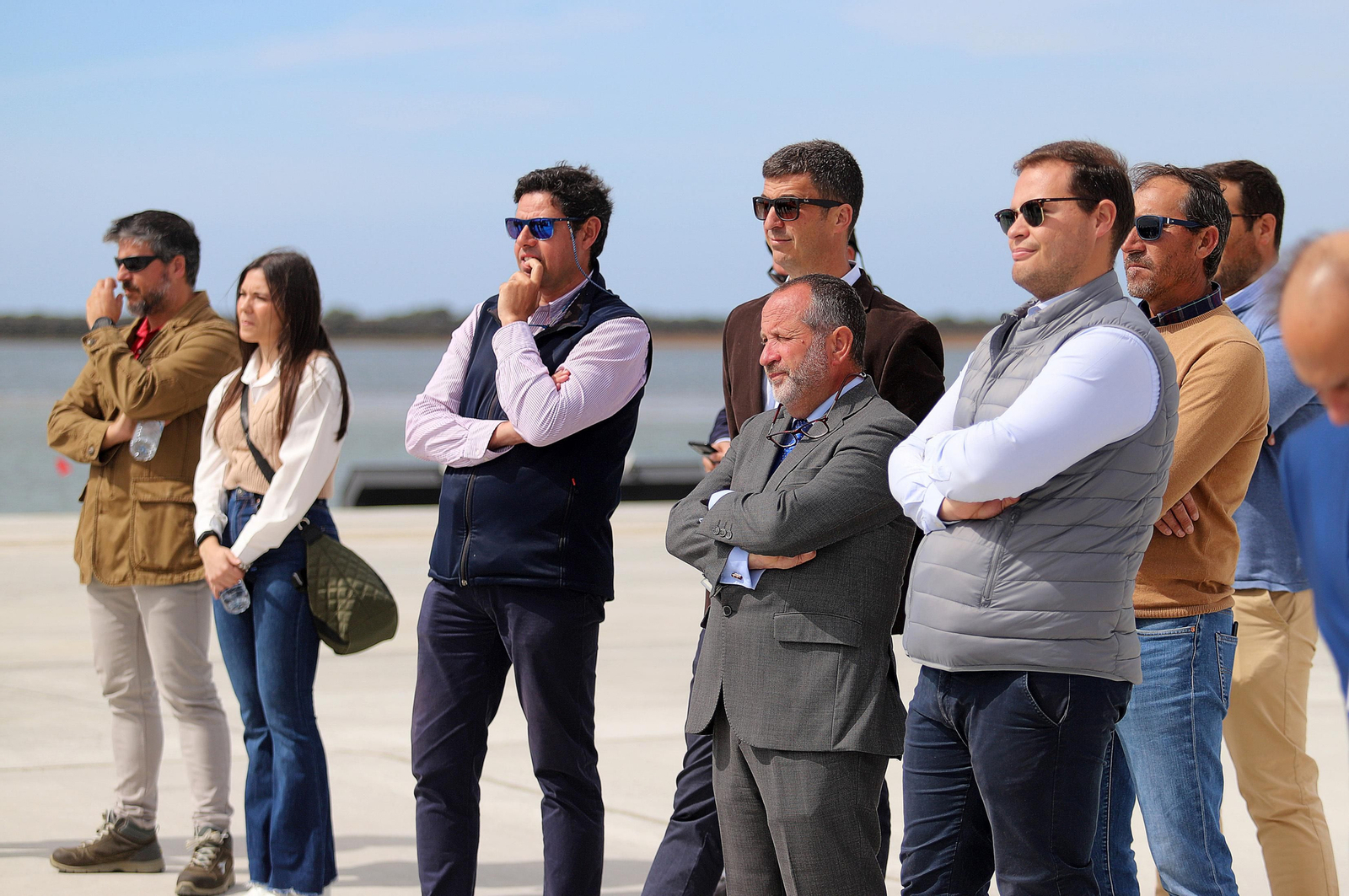 Imágenes de la inauguración de la ampliación norte del Muelle Sur del Puerto de Huelva