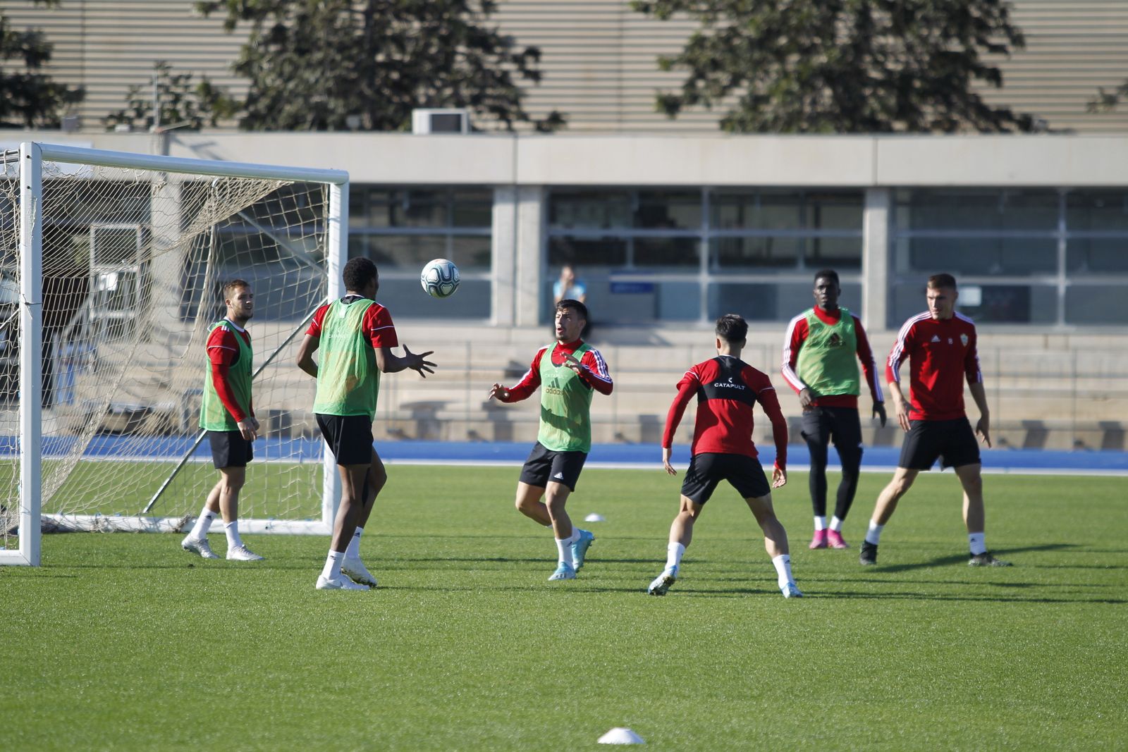 Fotogalería del entrenamiento del Almería previa al partido ante el Numancia