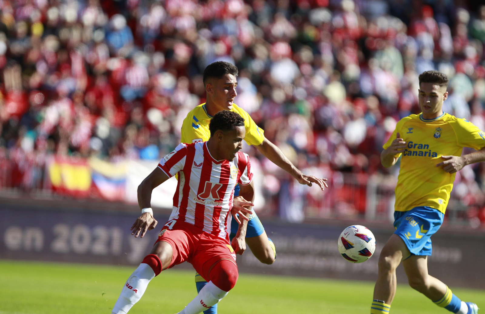 Imágenes del partido U.D. Almería-U.D. Las Palmas