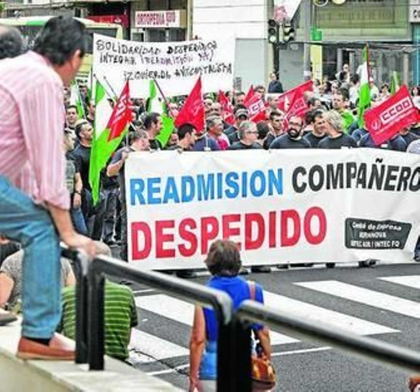 Imagen de archivo de una de las protestas de Intec-Air.