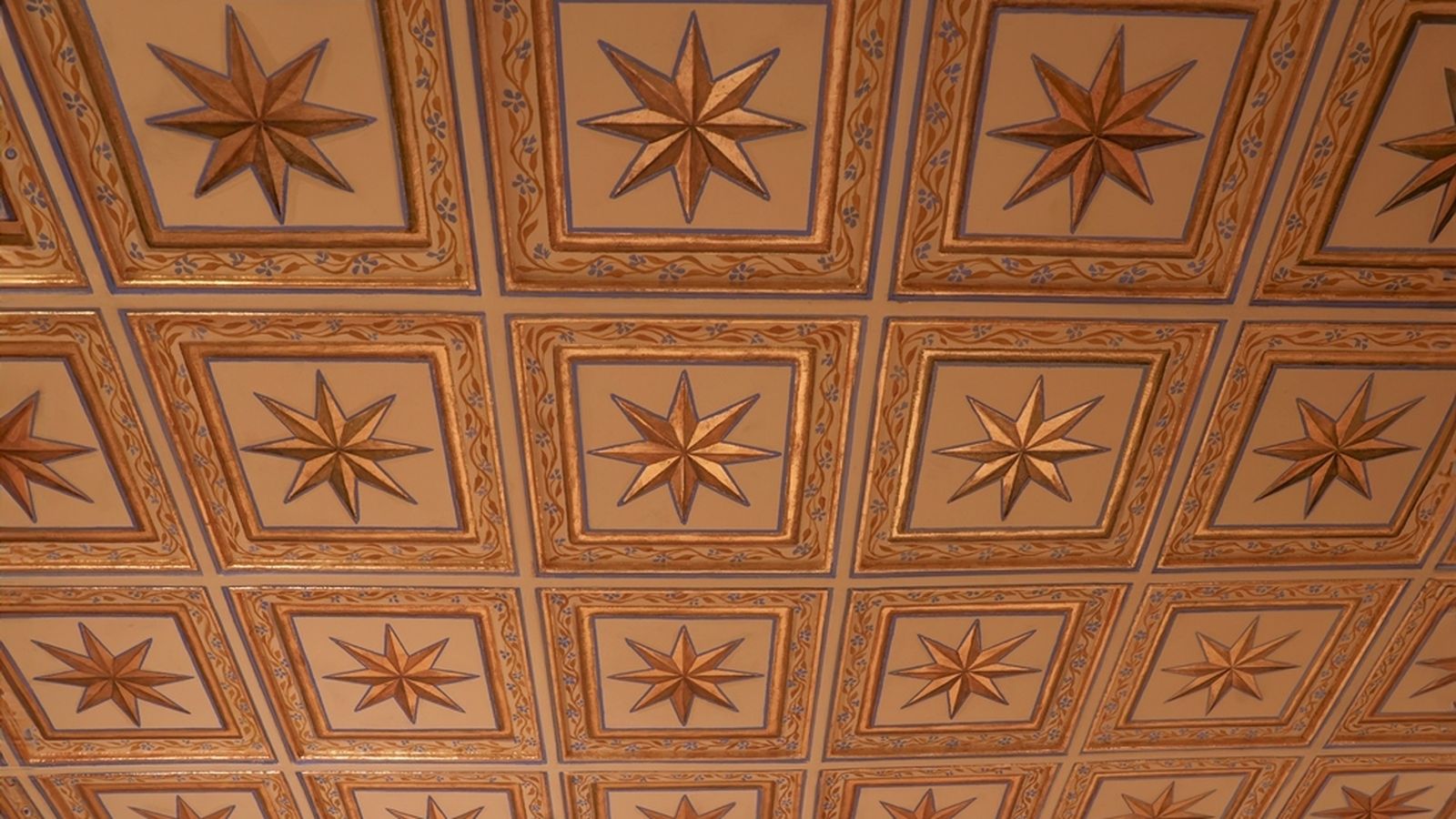 Techo estrellado del camarín