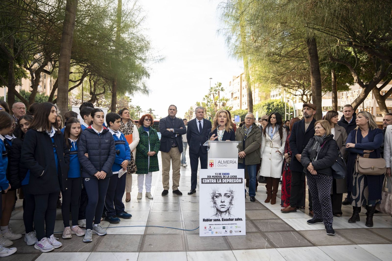 Las imágenes del acto por el Día Mundial Contra la Depresión
