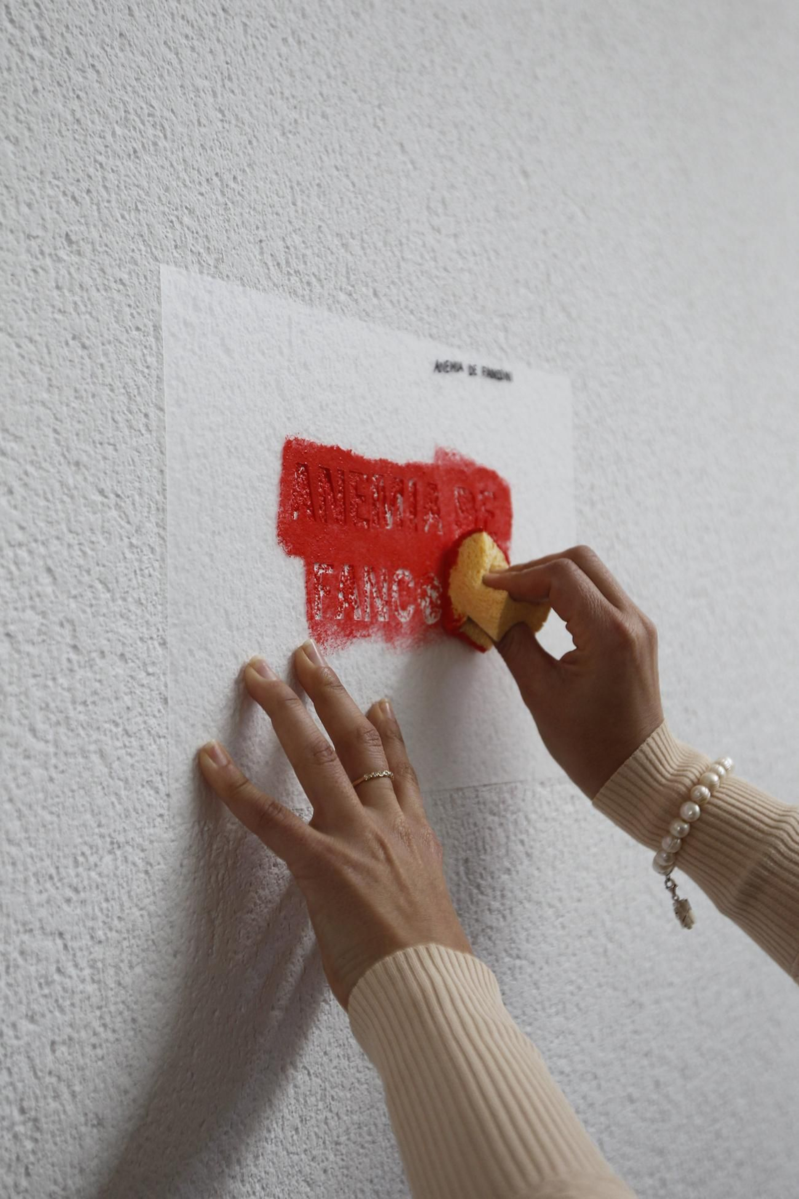 Fotos mural reivindicativo enfermedades raras Universidad de Almería-UAL