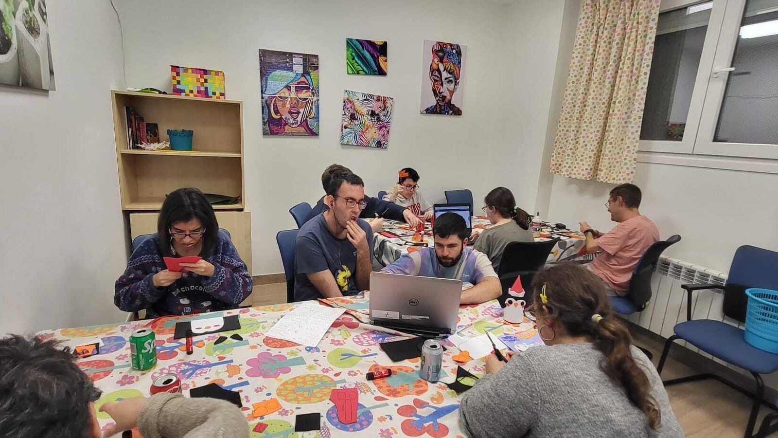 Los residentes realizan actividades