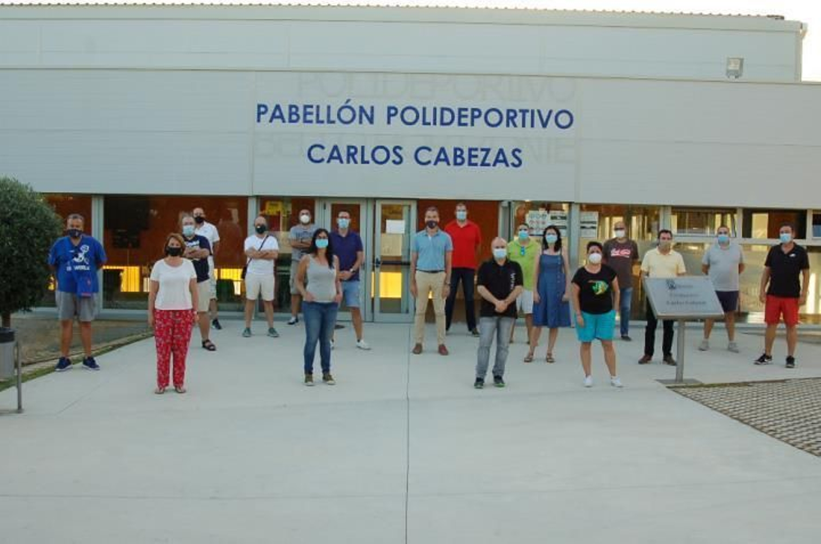 Acto de presentación en el Carlos Cabezas.