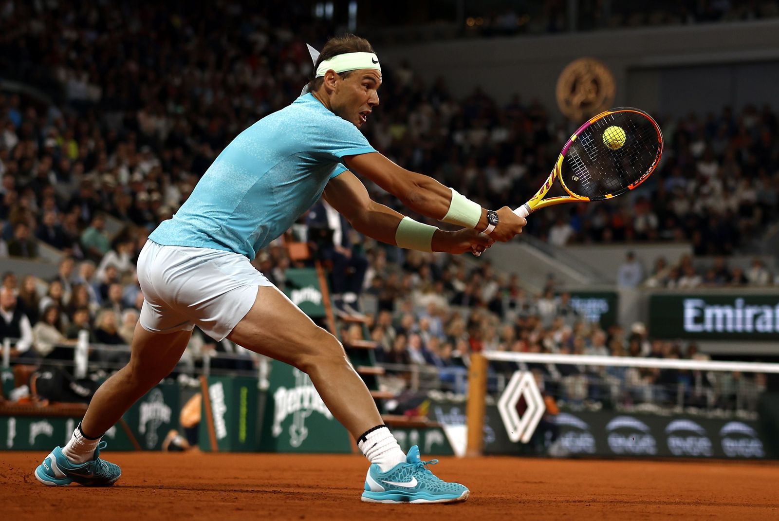 Las fotos del adiós de Nadal en Roland Garros