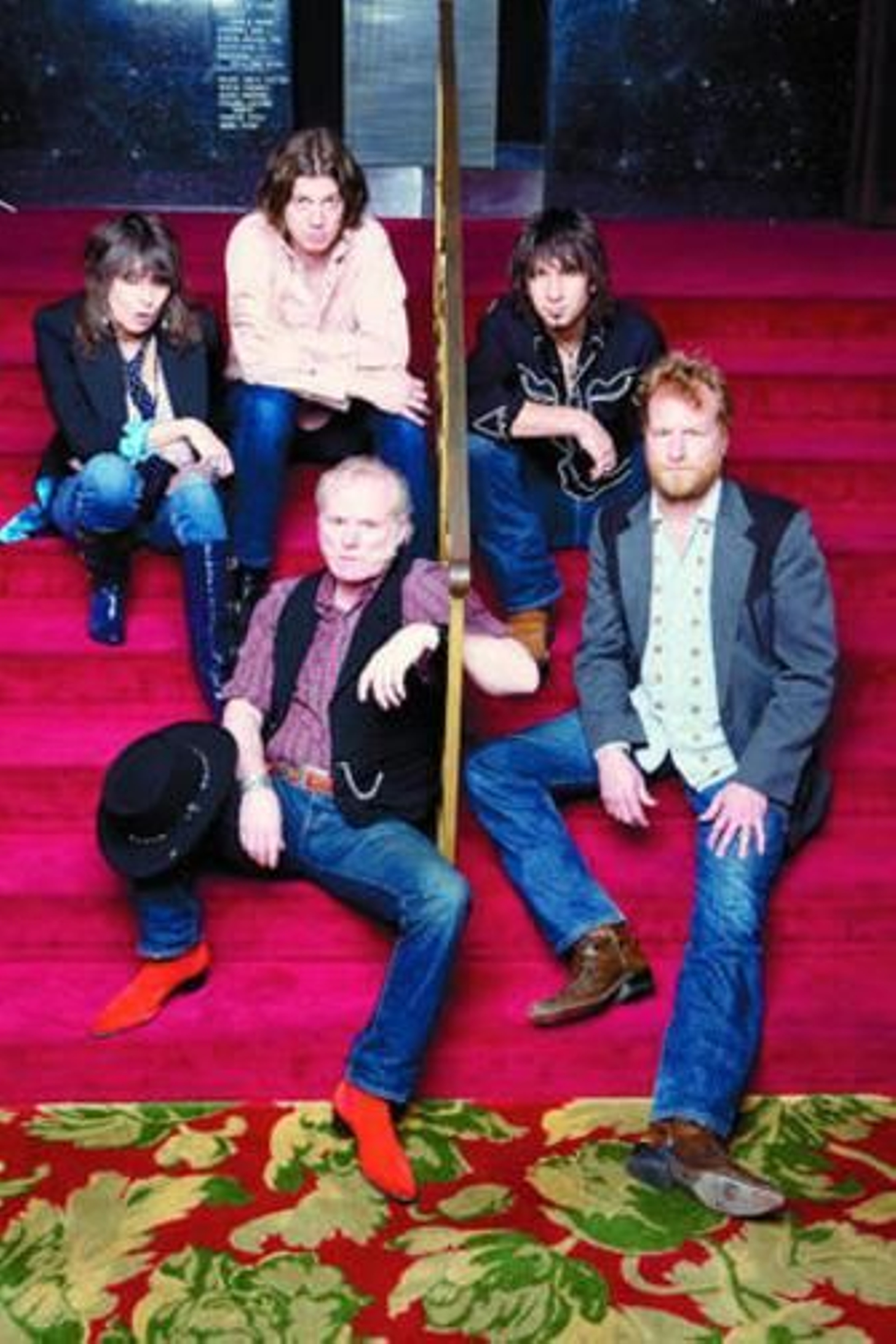 La actual formación de The Pretenders.