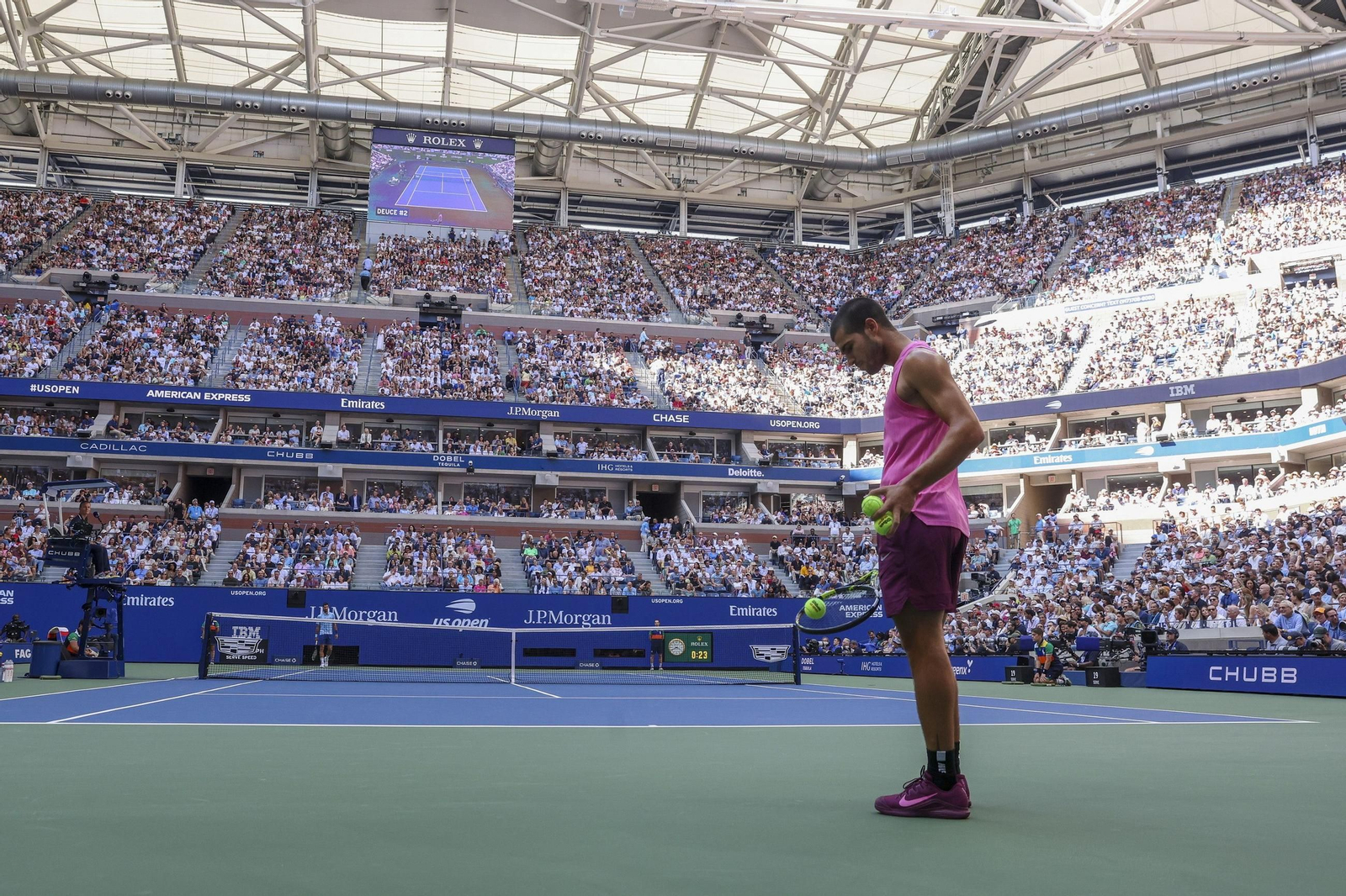 Las fotos del pase a la final de Alcaraz ante Djokovic