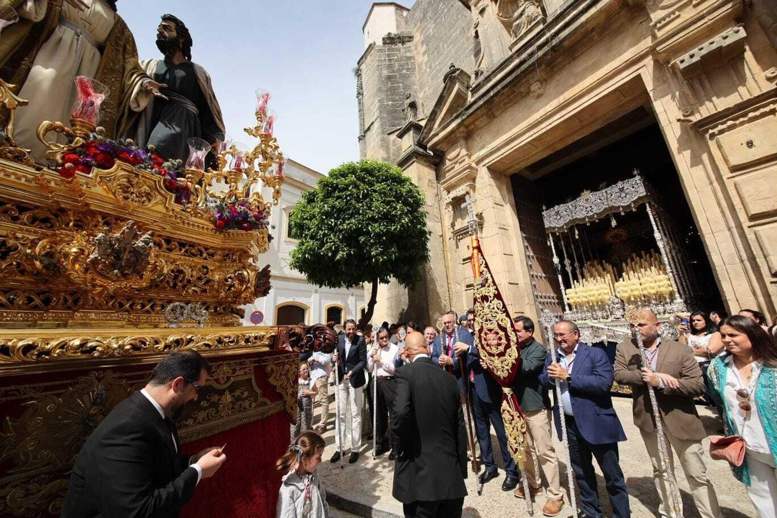 Las imágenes de regreso de las hermandades de la Sed, Candelaria, Paz y Clemencia a sus templos