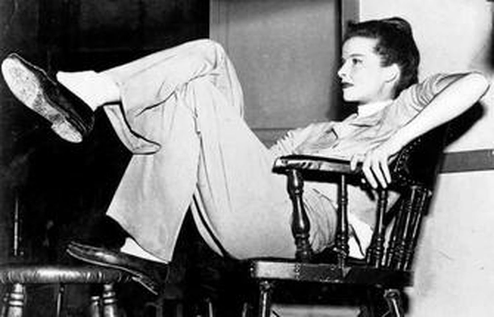 La actriz hizo de los pantalones una de sus señas de identidad.