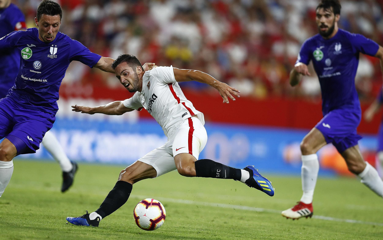 Las imágenes del Sevilla-Újpest