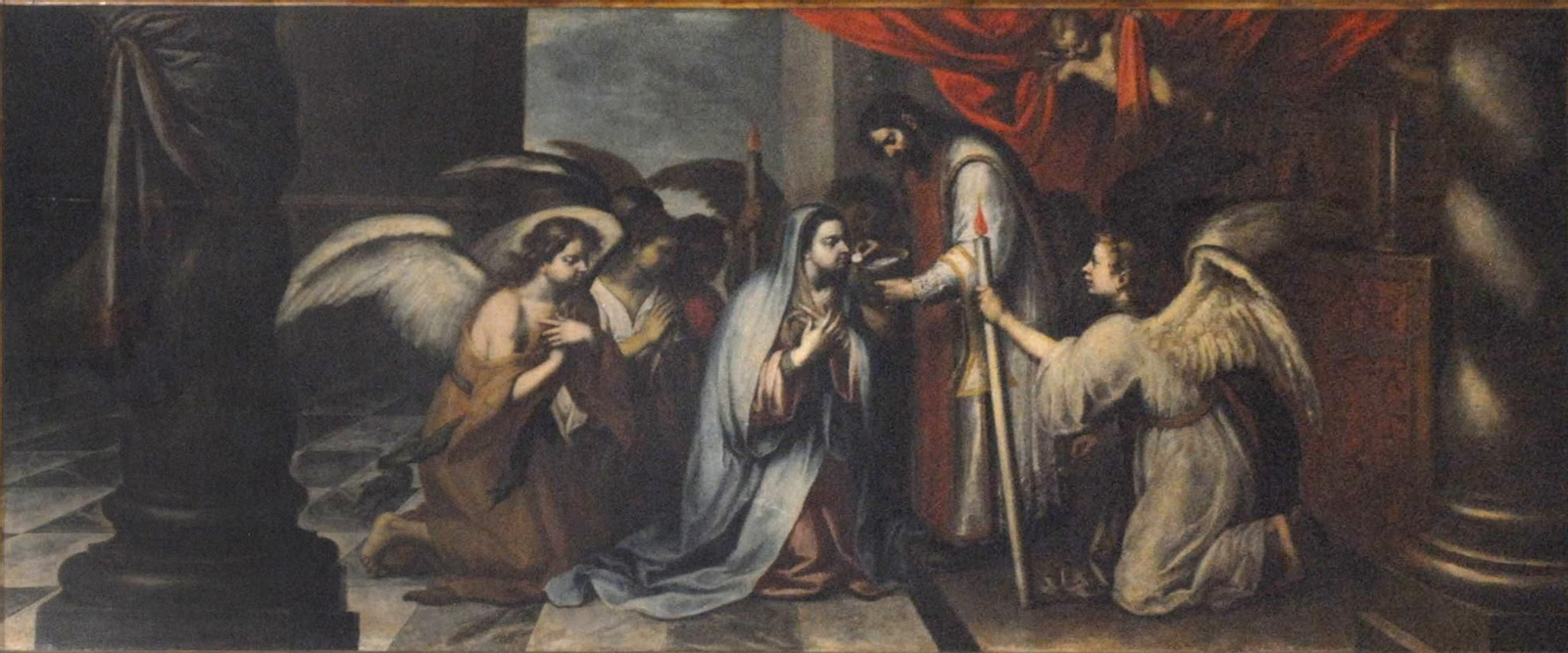 'Comunión de la Virgen', Parroquia de San Juan Bautista, La Palma del Condado.