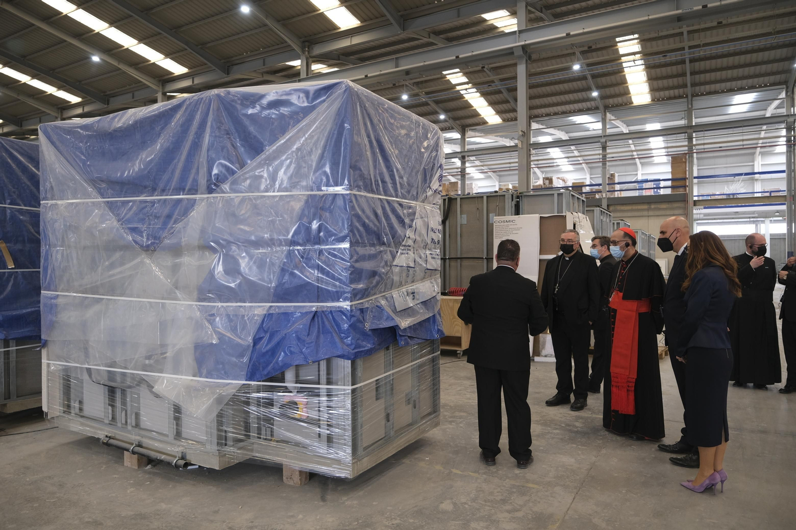 Bendición de las instalaciones de Hydrodiseño, en Huércal Overa (Almería)