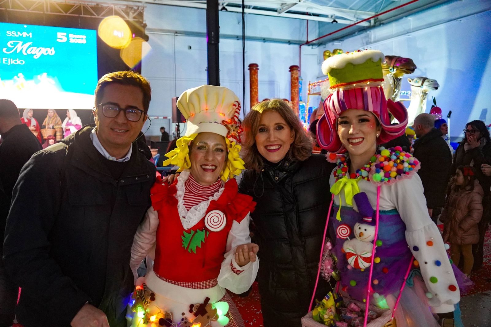 La especial cabalgata de los Reyes Magos en la Nave Ejidomar de El Ejido, en imágenes