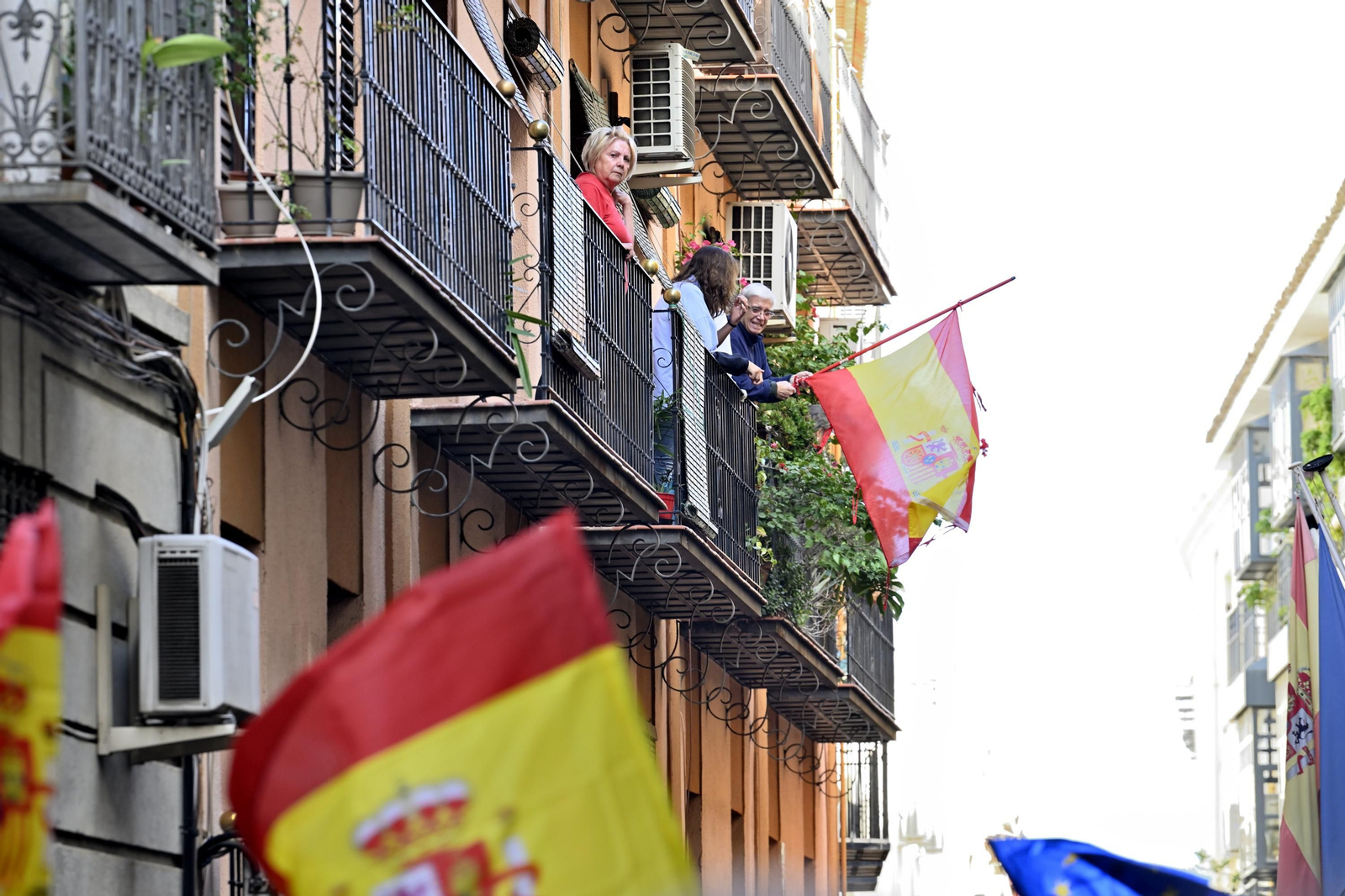 En imágenes: así ha sido la manifestación contra la amnistía en Jaén