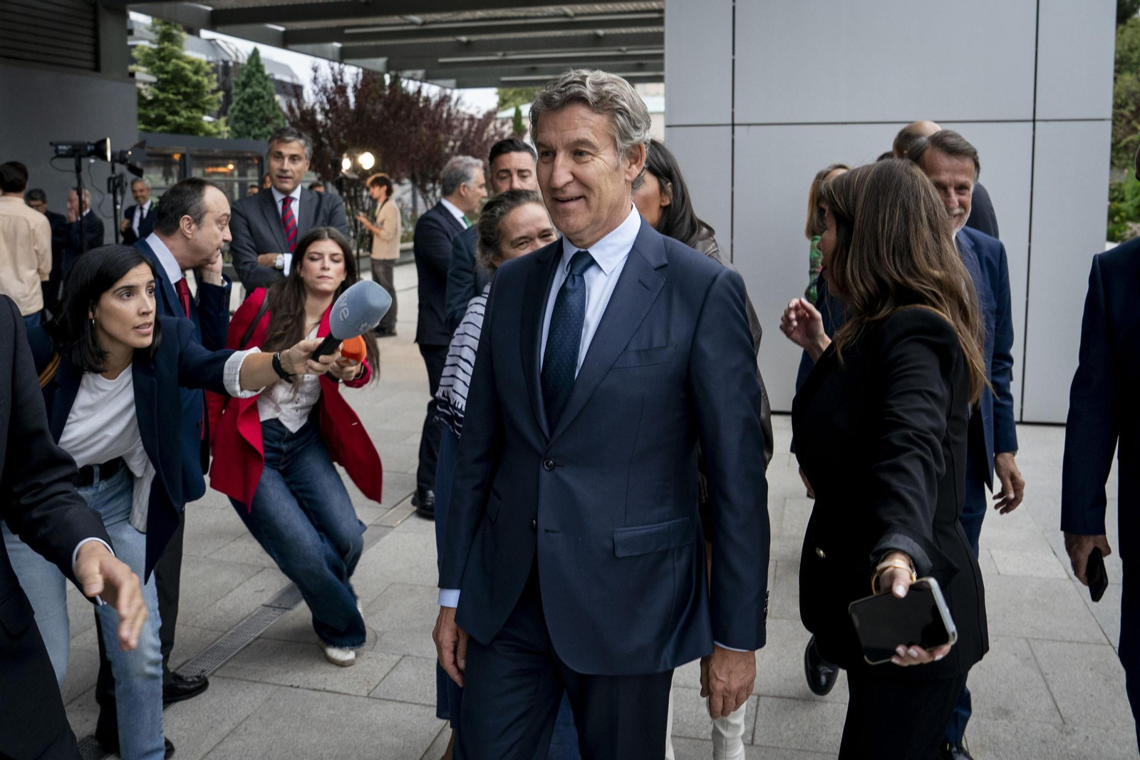 El líder del PP, Alberto Núñez Feijóo.