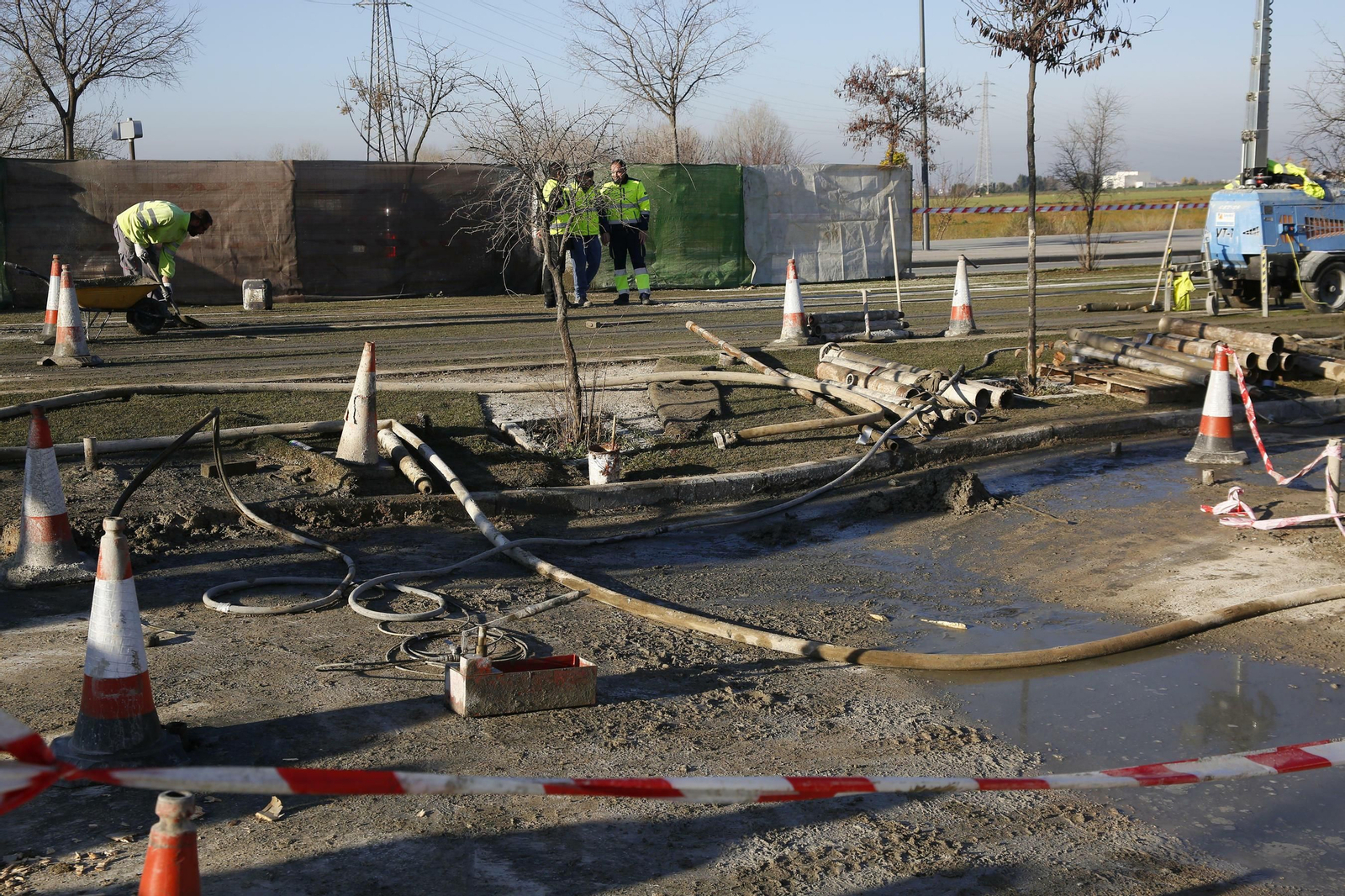 Fotos: así avanzan las obras para reparar el Metro de Granada