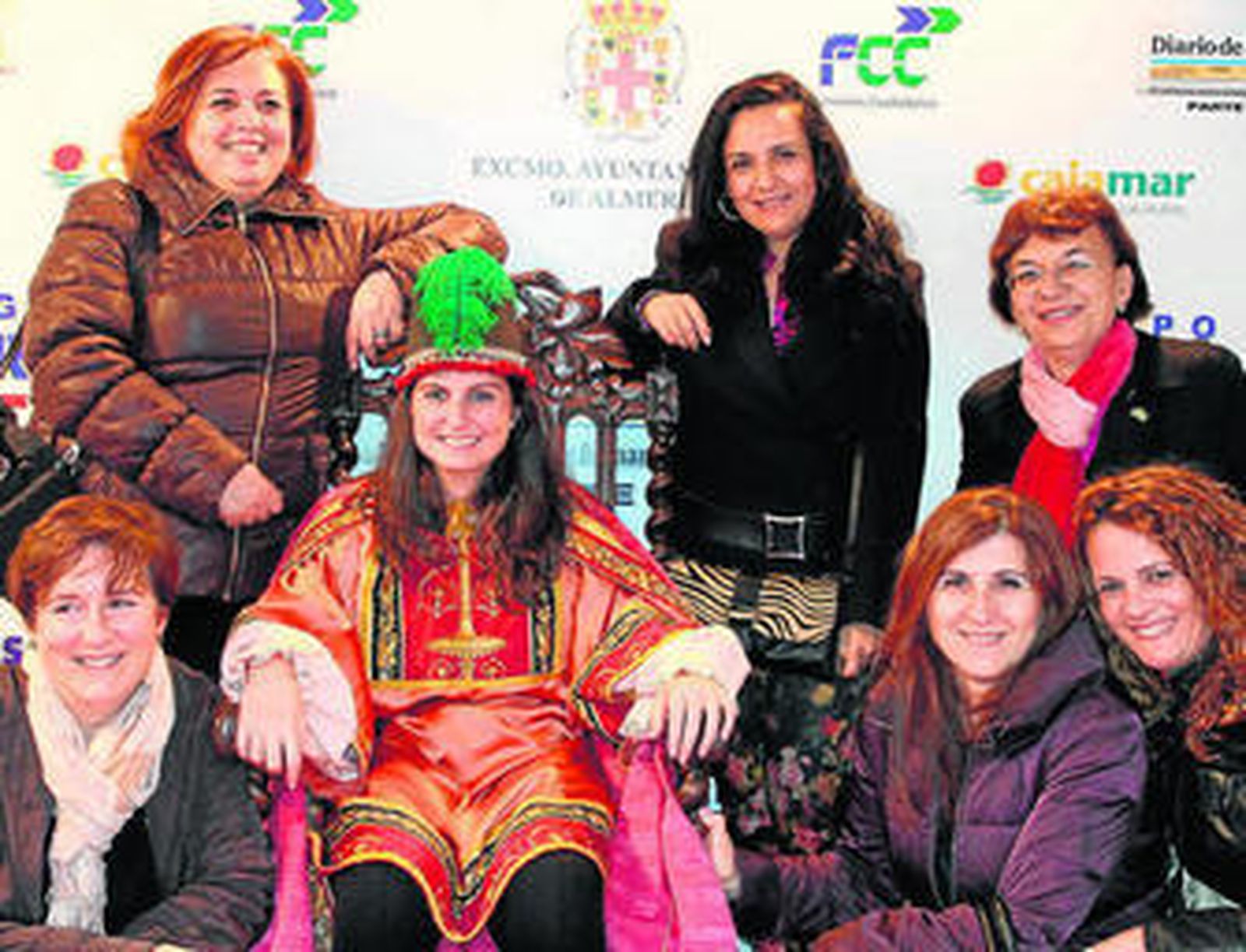 María José, Herminia, Pilar, Antonia, Loli y María Victoria, juntas para visitar a nuestra Cartera.
