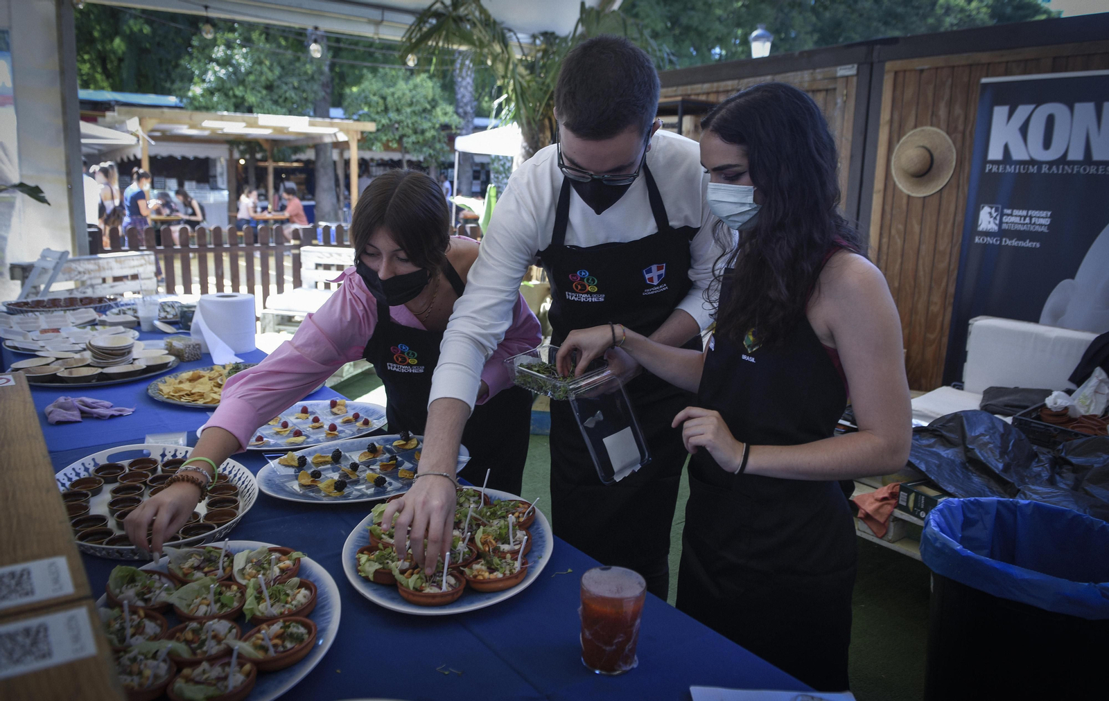 Demostración gastronómica en la edición pasada del Festival de las Naciones.
