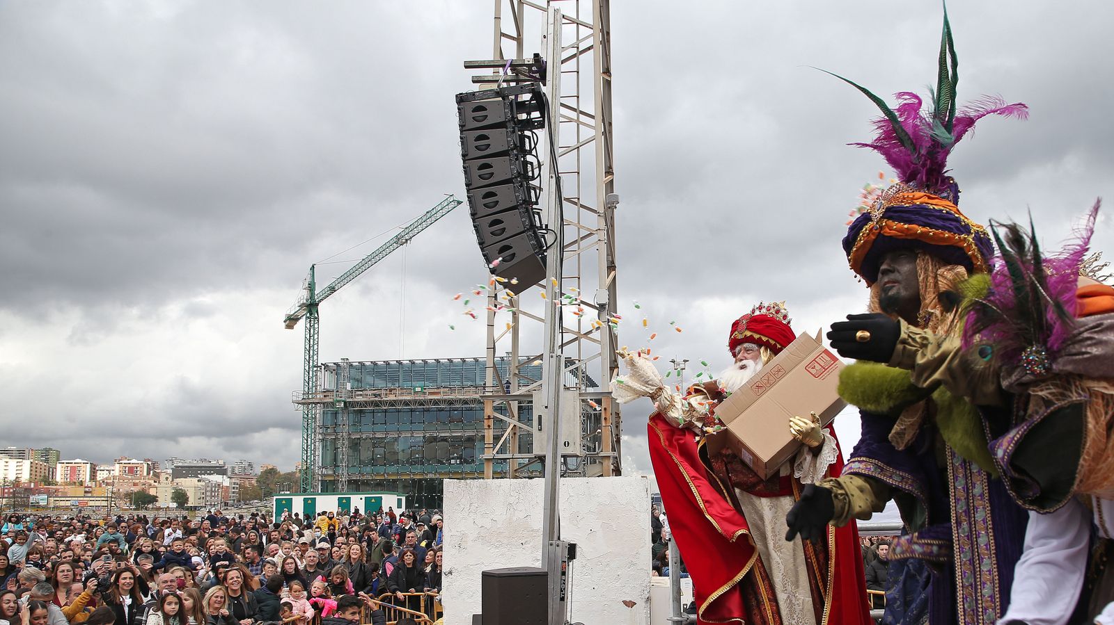 Fotos del arrastre de latas en Algeciras