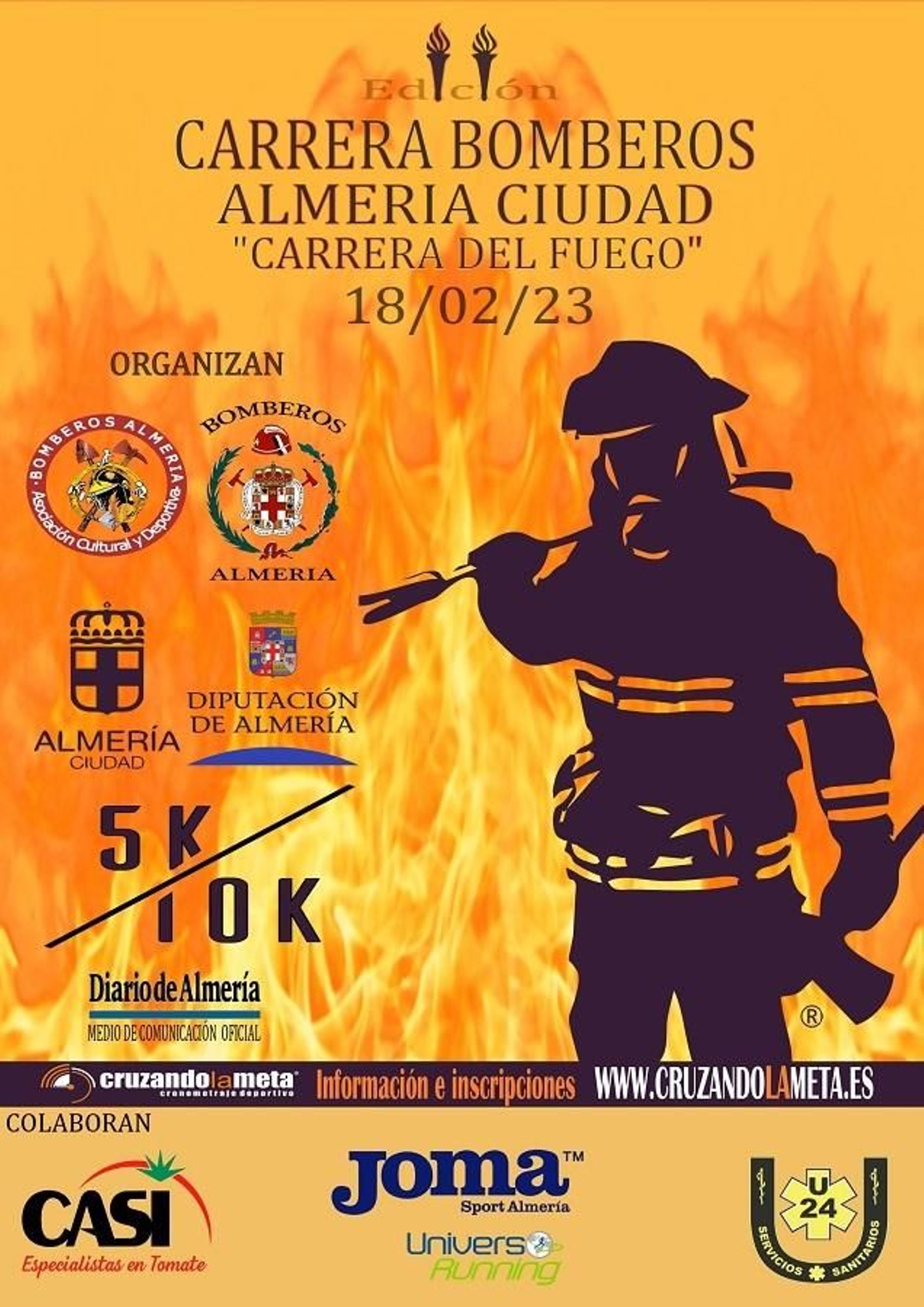 Detalle del cartel anunciador de la prueba Detalle del cartel anunciador de la prueba
