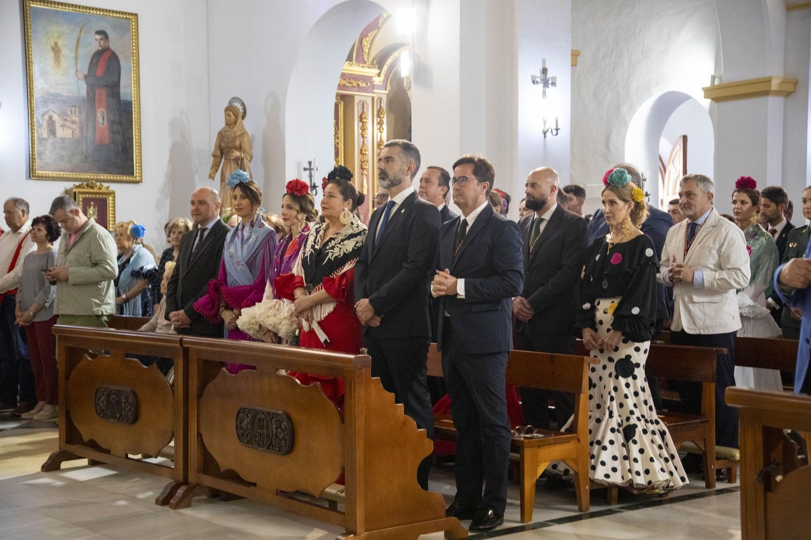 Las imágnes de la misa y procesión en honor a San Marcos en El Ejido