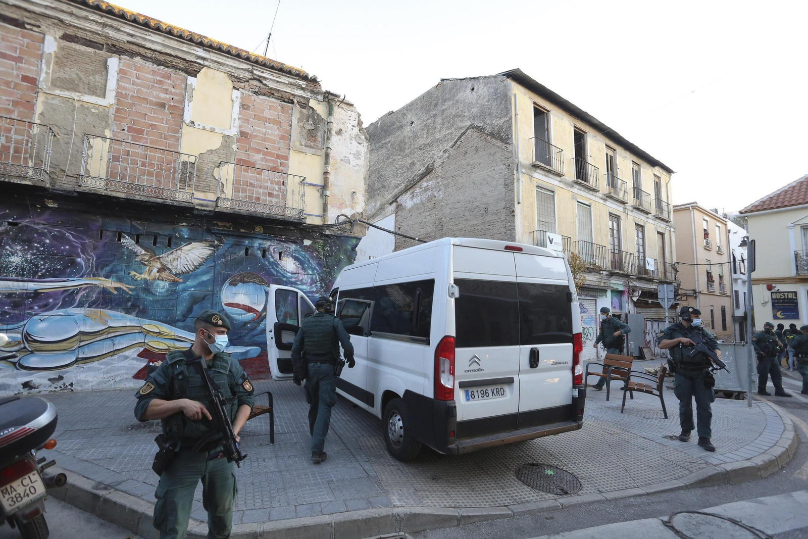 Las fotos de la operación de la Guardia Civil contra el terrorismo internacional en Málaga