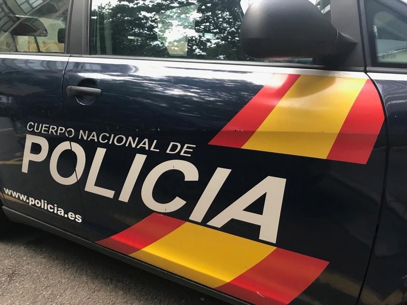 Un coche de la Policía Nacional.