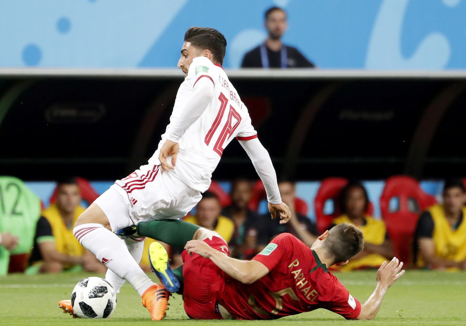 Las imágenes del Irán-Portugal