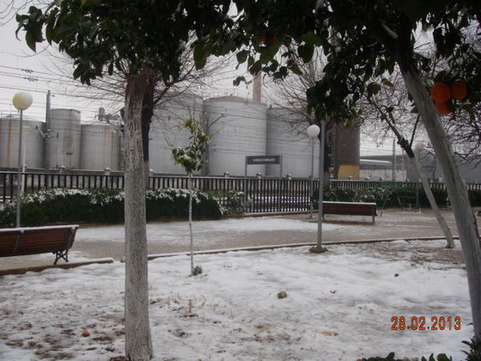 Las imágenes de las nevadas en la provincia de Sevilla