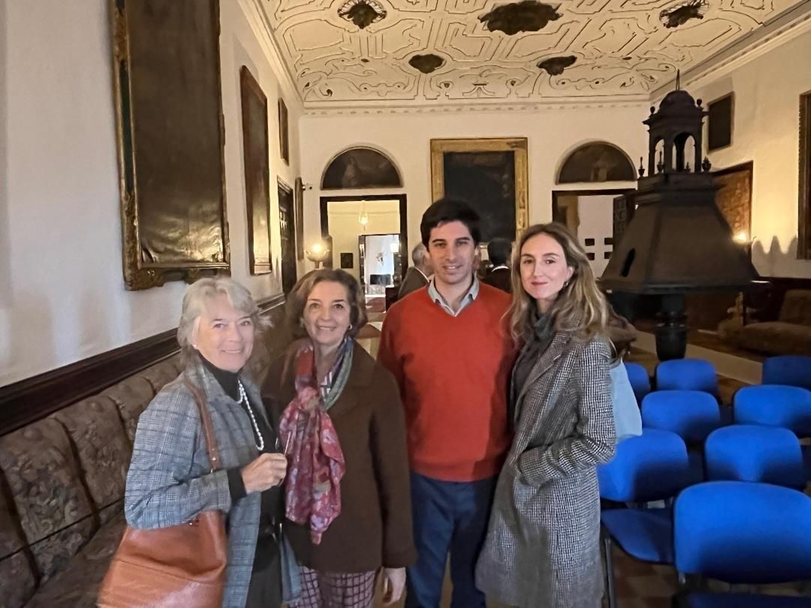Magdalena Delgado Hidalgo, María Leyva, Pedro Fernández-Palacios e Inés Álvarez-Ossorio.