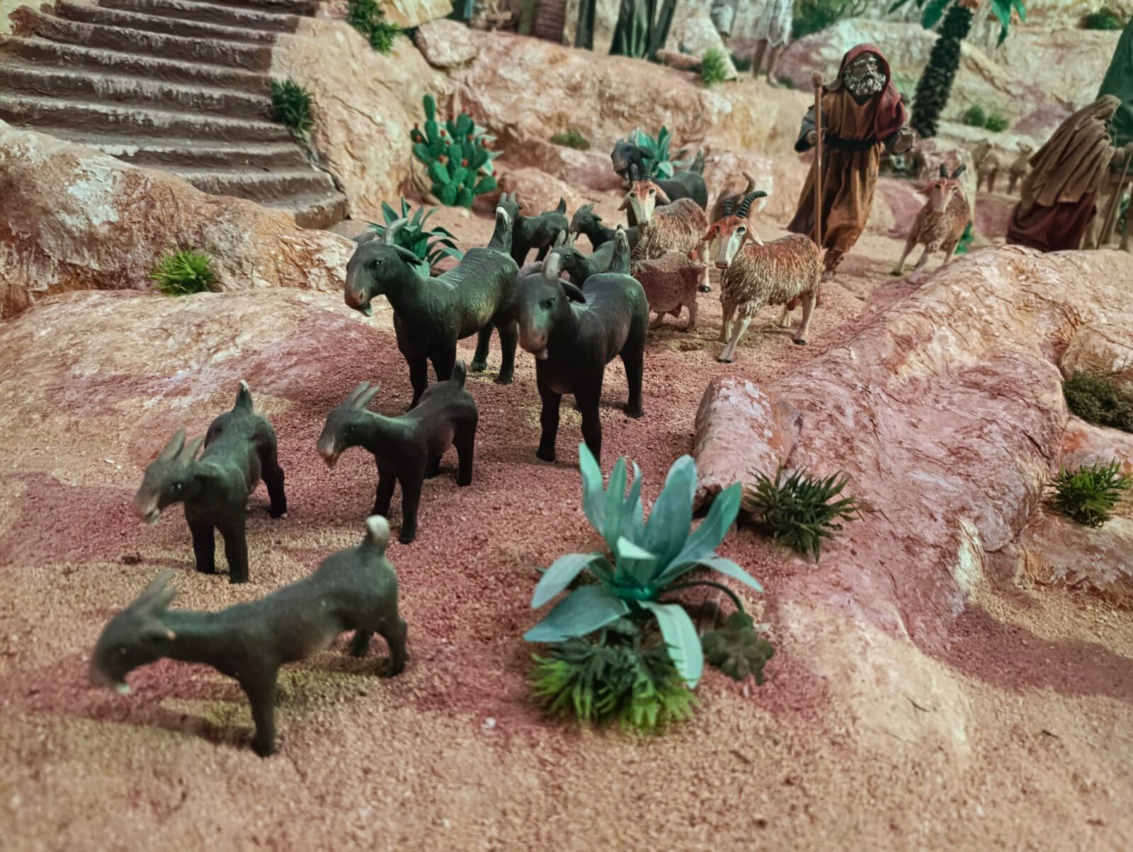 El belén más espectacular de Jaén vuelve con efectos de luz, sonido y tormenta incluida, en imágenes