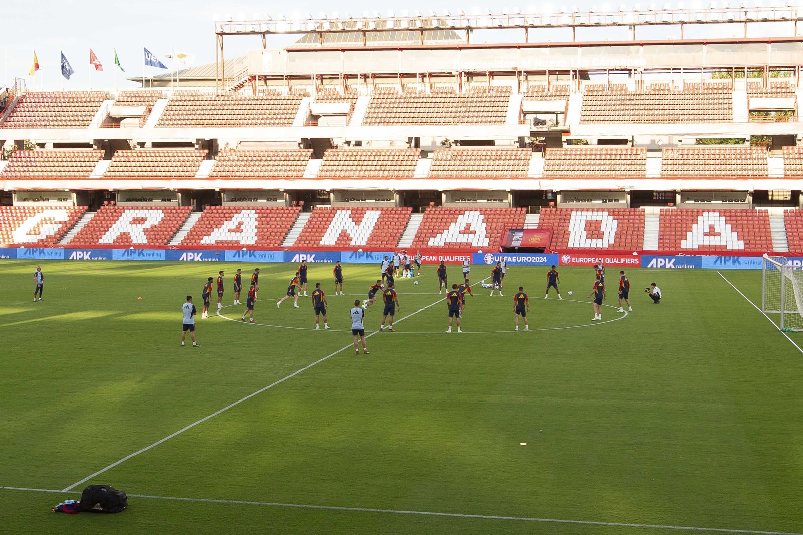 Las mejores imágenes del entrenamiento de la Selección española
