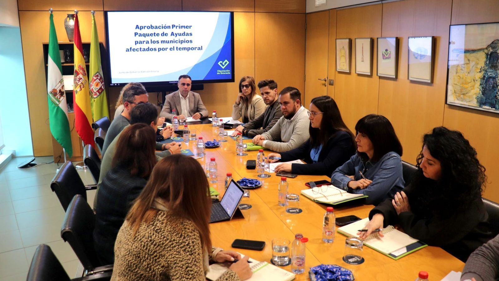 Junta de Gobierno extraordinaria en la Diputación de Granada.