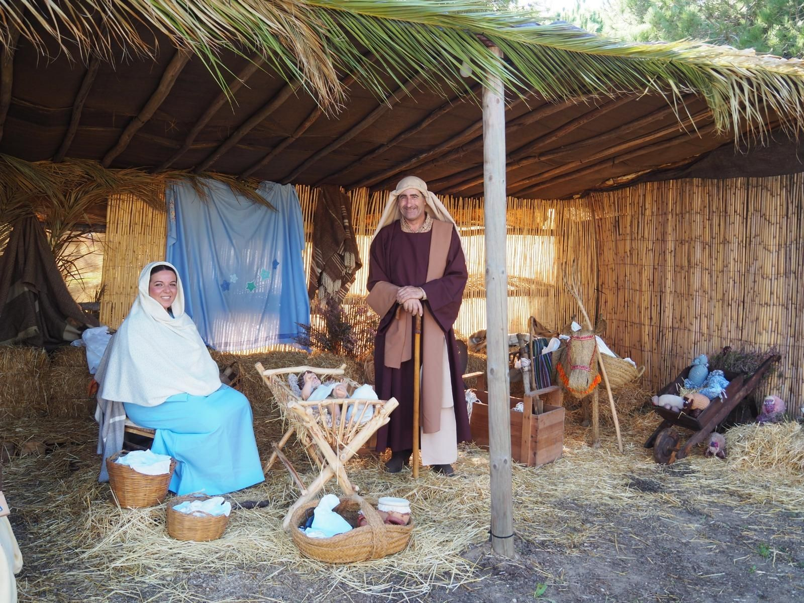 Una escena del Belén Viviente de Mazagón.